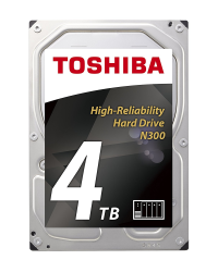 Toshiba 8.9cm (3.5")  4TB SATA3 N300 High-Rel.      7200 128 bulk