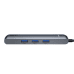 Baseus CAHUB-J0G 6 in 1 Приставка для MacBook | 1 x HDMI | 3 x USB 3.0 | USB-C | RJ45 | PD