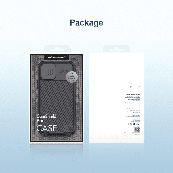 Обложка книги «Nillkin CamShield Pro Magnetic Hard Case for iPhone 12/12 Pro 6.1 Black»