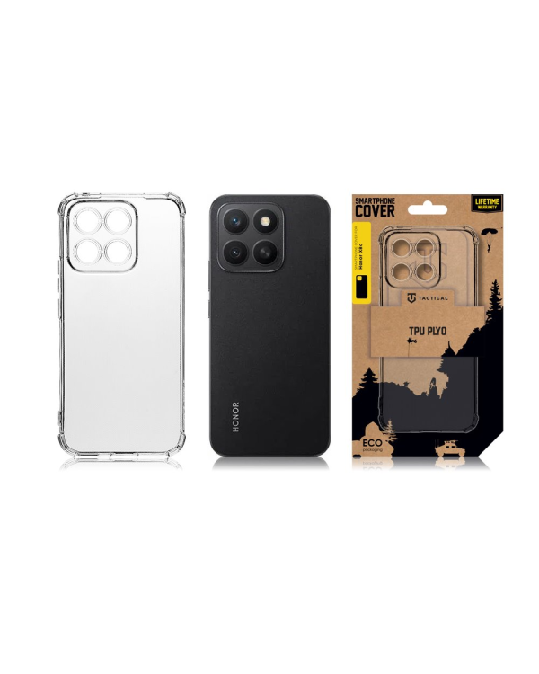 Tactical TPU Plyo Cover for Honor X8c Transparent