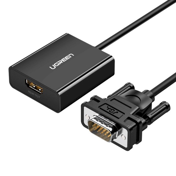 UGREEN CM269 VGA to HDMI Converter 30 cm (black)