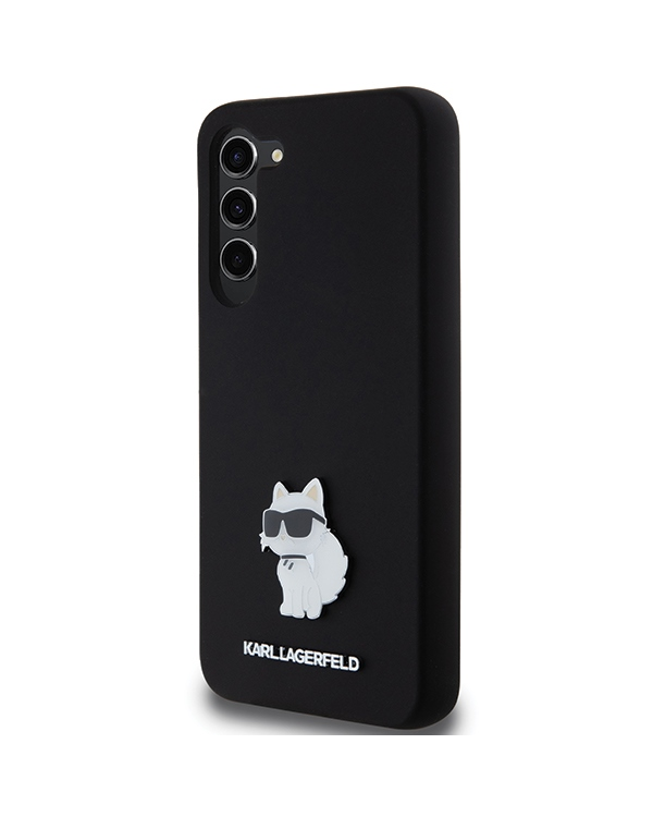 Дополнительное изображение книги «Karl Lagerfeld KLHCS24MSMHCNPK Samsung S24+ S926 czarny|black hardcase Silicone Choupette Metal Pin»