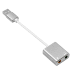 Звуковая карта Fusion USB / 7.1 / кабель 5 см / микрофон серая