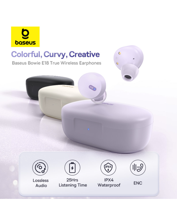 Baseus Bowie E18 True Wireless Earphones Cosmic | черный