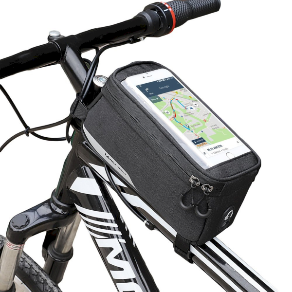 Обложка книги «Wozinsky Bike Front Storage Bag Bicycle Frame Phone Case 6,5 inch max 1L black (WBB6BK)»