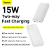 Powerbank Baseus Bipow 20000mAh, 15W (white)