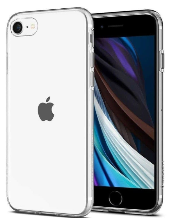 Fusion Ultra Back Case 0.3 mm Прочный Силиконовый чехол для Apple iPhone SE 2020 Прозрачный