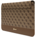 Guess Sleeve GUCS14PS4SGW 14" brown|brown 4G Stripe Metal Logo