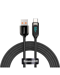 Baseus Display Cable USB to Type-C, 66W, 1m (black)