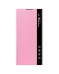 Samsung EF-ZN970CPEGWW Clear View оригинальный чехол книжка для Samsung N970 Galaxy Note 10 (Note 10 5G) розовый