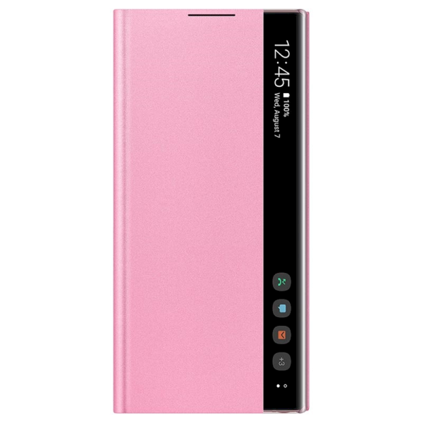 Samsung EF-ZN970CPEGWW Clear View оригинальный чехол книжка для Samsung N970 Galaxy Note 10 (Note 10 5G) розовый