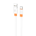 Borofone Cable BX89 Union - USB to Type C - 3A 1 metre white-orange