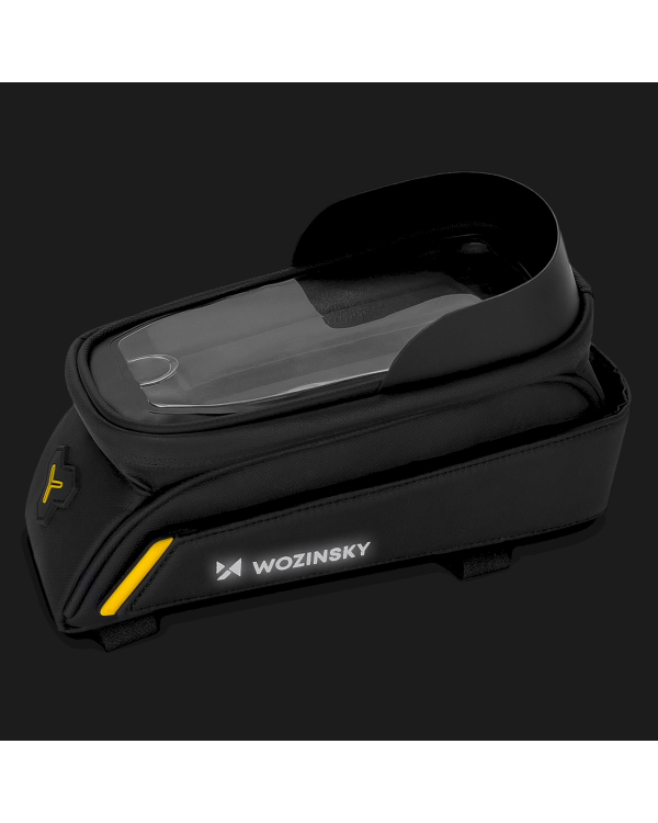 Wozinsky frame bike bag phone holder 1l black (WBB25BK)