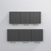 Дополнительное изображение книги «Sonoff Smart 3 Channel WiFi Wall Switch Black (M5-3C-86)»