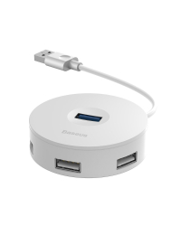 Baseus CAHUB-F02 Хаб 1 x 4 USB Разделитель Белый