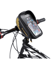 Wozinsky Bicycle Front Frame Handlebar Bag Touch Screen Phone Holder black (WBB18BK)