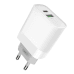 Wall Charger with + USB-C Cable XO L64 20W, QC3.0, PD (white)