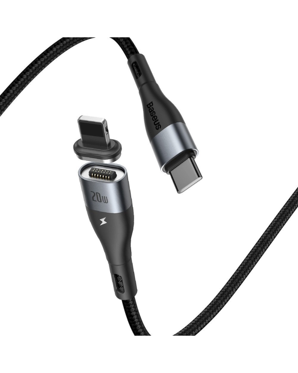 Baseus Zinc CATLXC-A01 USB-C -> Lightning провод для зарядки 20W / PD 2.0 / 200 cm черный