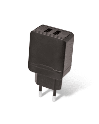 Setty charger 2x USB 2,4A black
