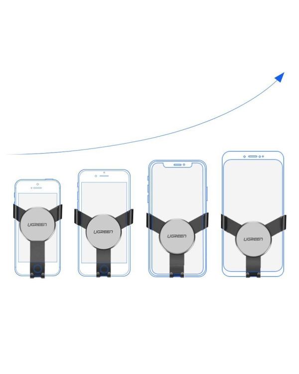 Ugreen gravity phone holder for air outlet gray (50564)