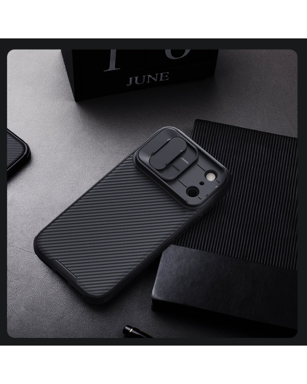 Магнитный жесткий чехол Nillkin CamShield PRO для Apple iPhone 17 Pro | черный