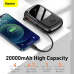 Powerbank Baseus Qpow PRO with cable, 20000mAh, 20W (Black)