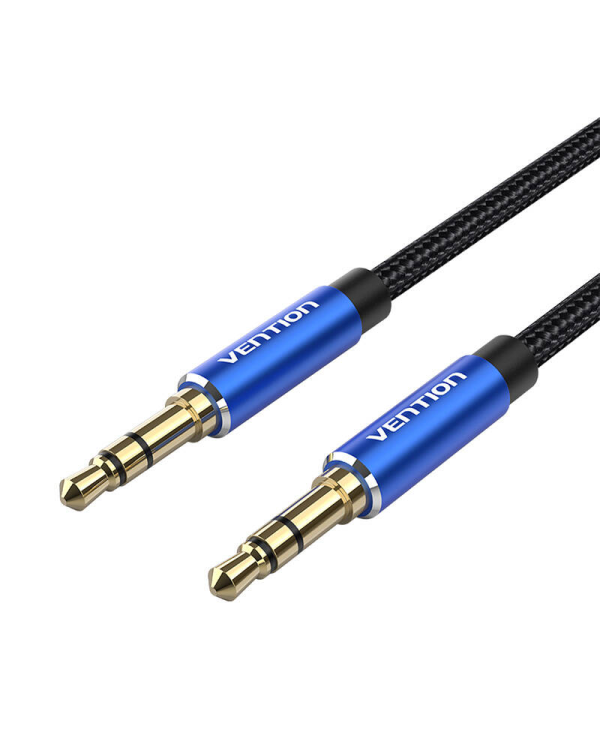 Аудиокабель 3,5 мм 1 м Vention BAWLF черный