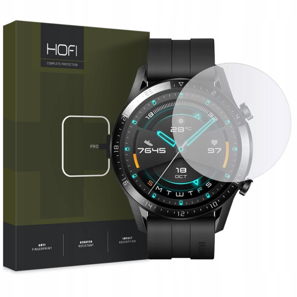HOFI GLASS PRO+ HUAWEI WATCH GT 2 (46 ММ) ПРОЗРАЧНОЕ ЗАКАЛЕННОЕ СТЕКЛО