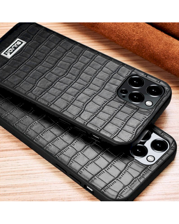 Sulada luxurious case прочный силиконовый чехол для Samsung G996 Galaxy S21 Plus 5G черный