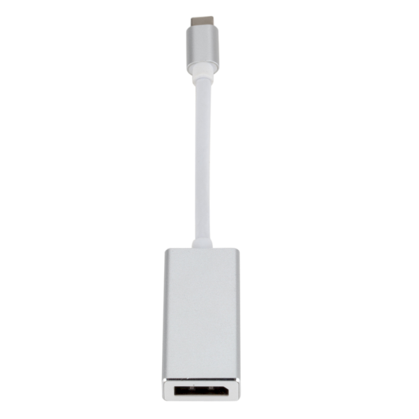 Fusion Адаптер для Преобразования сигнала USB-C на Displayport Серебряный Fusion Адаптер для Преобразования сигнала USB-C на Displayport Серебряный