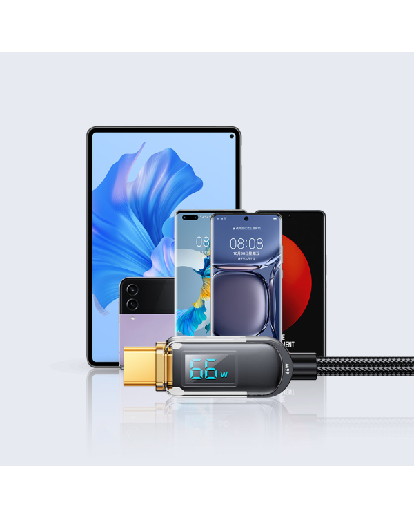 Joyroom USB кабель - USB C 66W для быстрой зарядки и передачи данных 1,2 м черный (S-AC066A4)