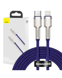 Кабель Baseus Cafule Series USB-C для Lightning, 20 Вт, 2 м (фиолетовый)