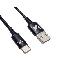 Wozinsky cable USB - USB Type C 2,4A 2m black(WUC-C2B)
