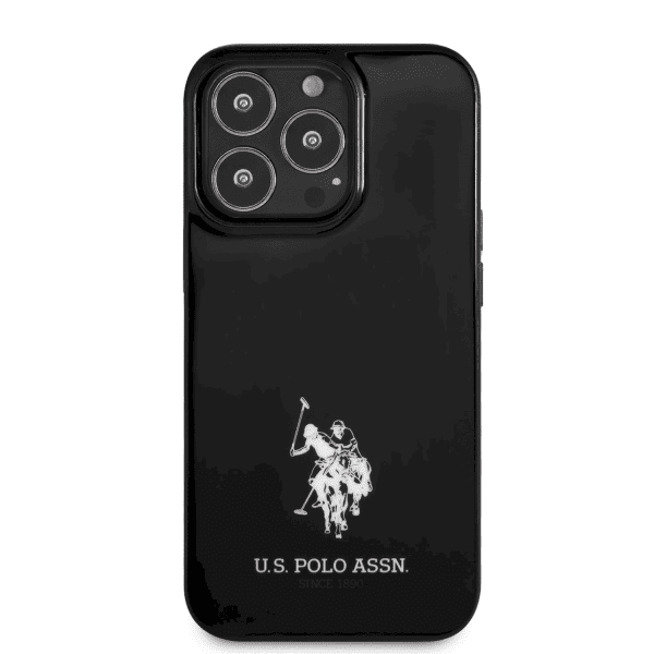 Обложка книги «USHCP13XUMHK U.S. Polo TPU Horses Logo Hard Case for iPhone 13 Pro Max Black»
