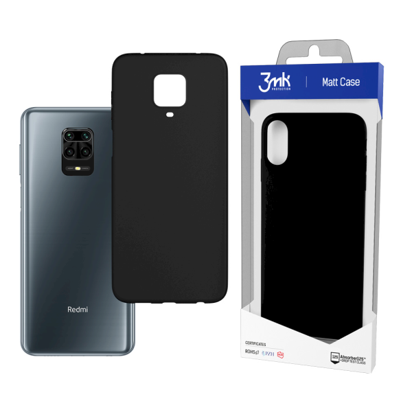 Обложка книги «Xiaomi Redmi Note 9s/9 Pro/9 Pro Max - 3mk Matt Case black»