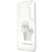 Karl Lagerfeld IML Glitter Karl and Choupette NFT Case for Samsung Galaxy S23+ Transparent