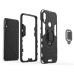 Fusion Armor Ring Back Case Силиконовый чехол с магнитом для Apple iPhone 7 / 8 / SE 2020 Черный