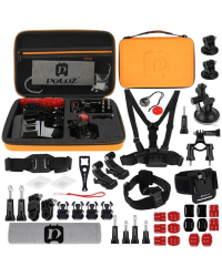 Набор аксессуаров Puluz 45 в 1 для экшн-камер / GoPro / HERO9 (EVA OR)