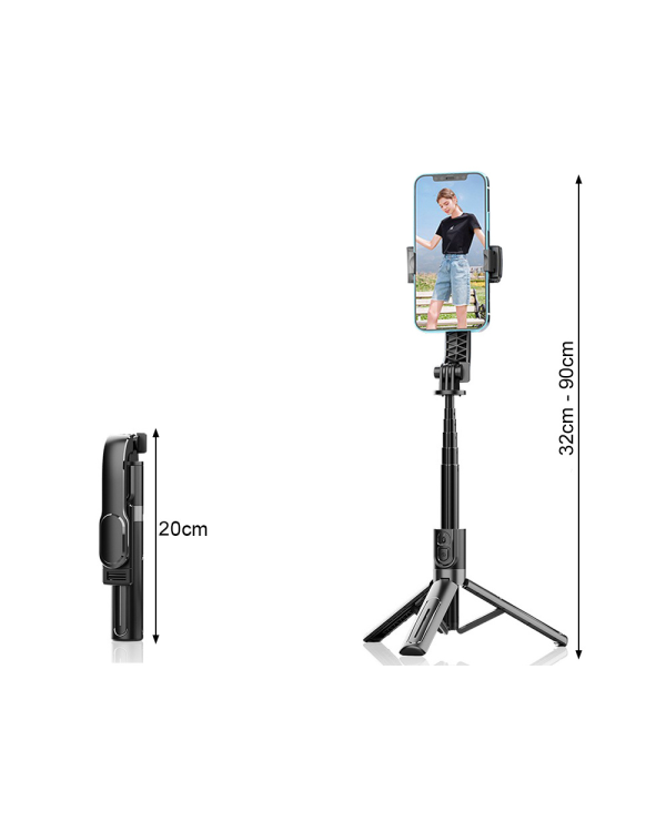Fusion универсальный штатив | selfie stick | держатель для телефона | fotocam 90 см + bluetooth-пульт