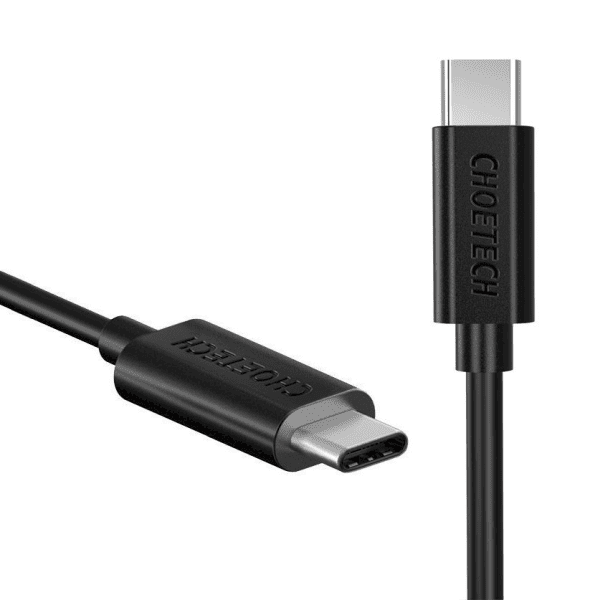 Обложка книги «Choetech USB Type C - USB Type C charging data cable 3A 1m black (CC0002)»