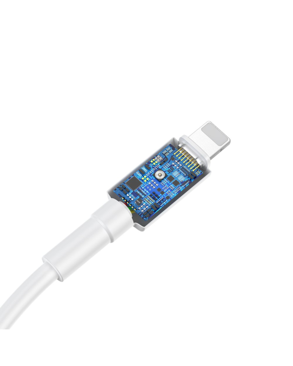 Baseus CATLSW-02 Lightning -> USB-C Провод для Зарядки 18W / PD 2.0 / 100 cm Белый