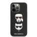 Обложка книги «KLHCP13XSAKICKCBK Karl Lagerfeld PU Saffiano Karl and Choupette Heads Case for iPhone 13 Pro Max Black»
