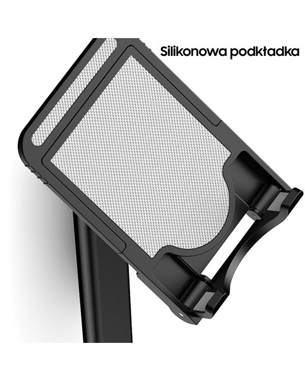 USAMS Uchwyt biurkowy na telefon|tablet czarny|black ZJ59ZJ01 (US-ZJ059)