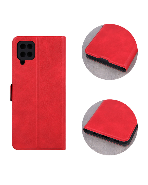 Fusion Mono Case книжка чехол для Xiaomi Redmi 12C | Redmi 11A | Poco C55 красный