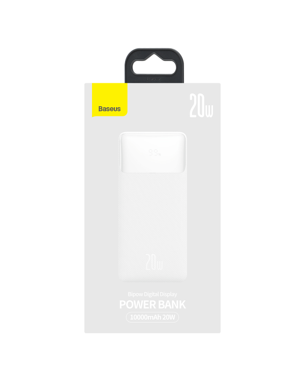 Powerbank Baseus Bipow 10000mAh, 20W (white)