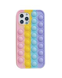 Fusion Pop it силиконовый чехол для Samsung A526 / A525 Galaxy A52 5G / A52 желтый - синий - фиолетовый