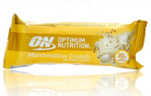 Optimum Nutrition Marshmallow Crunch Протеиновый батончик 65 г - (Протеин 20г)
