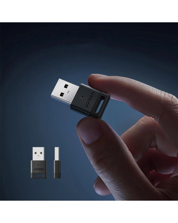 Ugreen CM591 Bluetooth 5.3 Адаптер USB-A | Черный