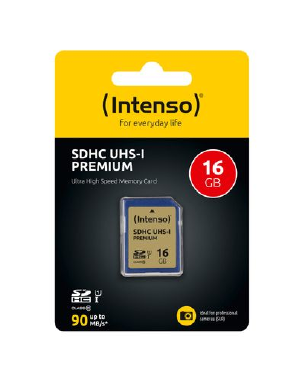Intenso Premium - flash memory card - 16 GB - SDHC UHS-I