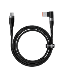 Baseus Zinc Magnetic Cable, USB-C to DC, 100W, PD, 2m, angled (black)